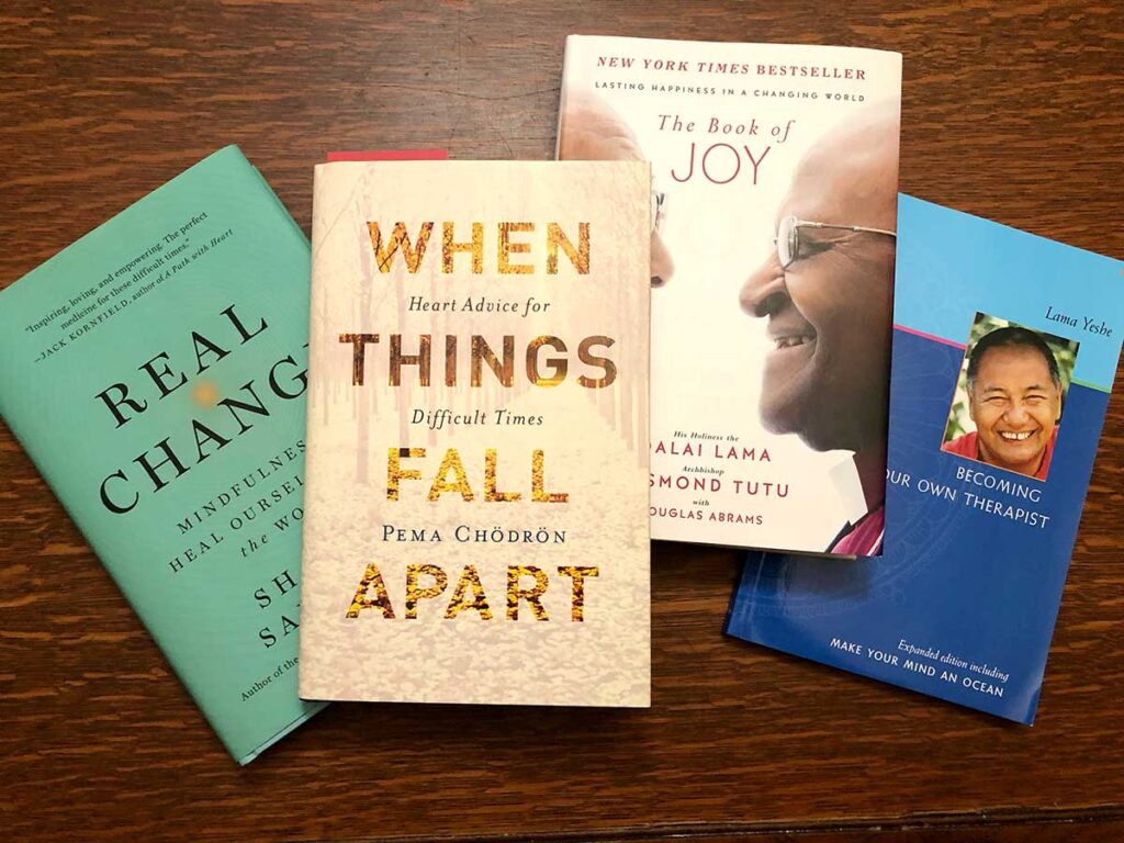 Dale Berkebile's recommendation of self-help books in the personal and spiritual development space.