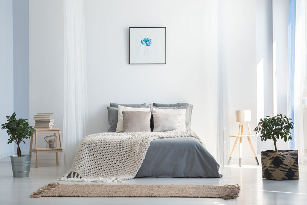 Don't forget to minimize technology for your best night's sleep in a feng shui bedroom.