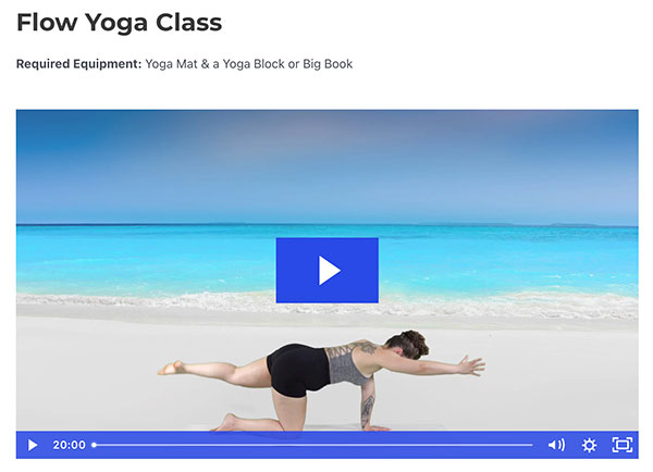 Flow Yoga Class