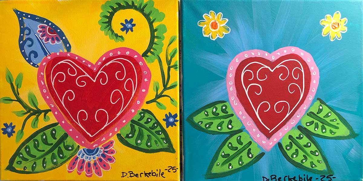PAINT & SIP: 2025 Valentines Paint Party – Double Painting