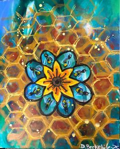 Bee Honeycomb mandala